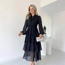 Chic Women's Midi Dress for Festive Occasions