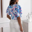 Stylish Women's Blouse with Ruffled Sleeves