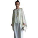 Chic Asymmetrical Cut Chiffon Blouse for Women