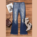 Retro-Inspired Women's Flared Jeans
