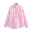Chic Striped Women's Blouse for Everyday Wear