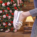Trendy Women's Sneakers in Stylish Textile Blend