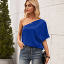 Women's Asymmetrical Blouse - Chic Design for Everyday Wear