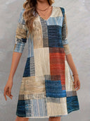 Graphic Print Women's Dress for Relaxed Style