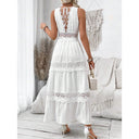 V-Neck Lace Dress for Stylish Occasions