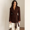 Chic Women's Blazer with Scarf Accent