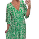 V-Neck Maxi Dress with Flowing Sleeves for Women