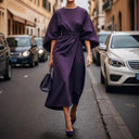 Chic Women's Maxi Dress with Statement Sleeves