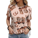 Western-Inspired Women's Graphic Tee