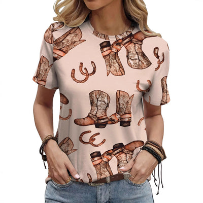 Western-Inspired Women's Graphic Tee