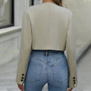 Chic Women's Cropped Blazer for Effortless Style