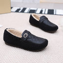 Chic Women's House Slippers with Buckle Design