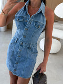 Chic Women's Denim Dress for Everyday Wear