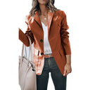 Chic Women's Blazer with Dual Pockets