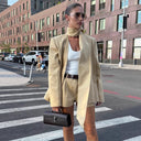 Chic Women's Bow-Detail Suit Jacket