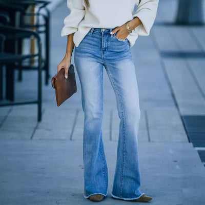 High-Waisted Flared Jeans for Women