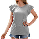 Chic Women's Ruffle Detail Top