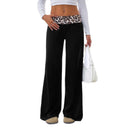 Chic Women's Leisure Pants with Trendy Waistband