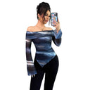 Off-Shoulder Women's Blouse for Chic Style