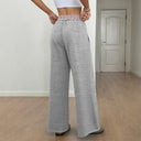 Women's Wide Leg Leisure Pants with Elastic Waist