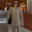 Chic Oversized Blazer Jacket for Women