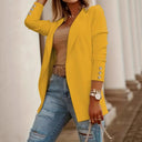 Chic Women's Blazer with Glamorous Buttons