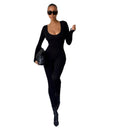 Chic Women's Long Sleeve Bodycon Jumpsuit