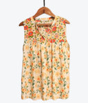 Chic Floral V-Neck Summer Blouse for Women