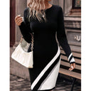 Chic Asymmetrical Knit Dress for Women