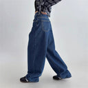 Stylish High-Waisted Baggy Jeans for Women