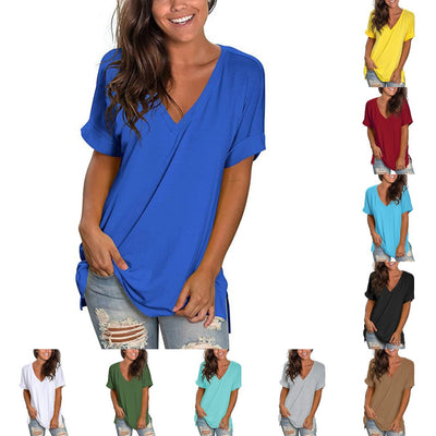 Stylish Women's V-Neck T-Shirt