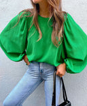 Chic Puff Sleeve Blouse for Women