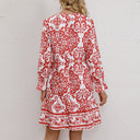 Decorative Pattern Women's Dress with Chic Design