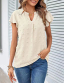 Chic Women's Blouse with Ruffle Accents