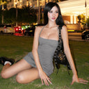 Summer Bandeau Dress with Adjustable Straps
