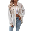 Ladies' Lace Detail Blouse with Double Pockets