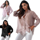 Chic Long-Sleeved Blouse with Exquisite Design