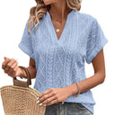 Stylish Women's Short Sleeve Blouse