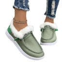 Cozy Fluffy Slip-On Slippers for Women