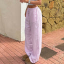 Airy Women's Pajama Pants with Elastic Waist and Drawstring