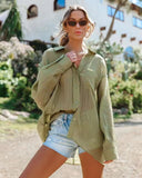 One-Shoulder Women's Blouse in Relaxed Style