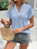 Stylish Women's Short Sleeve Blouse