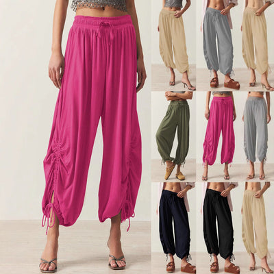 Stylish Women's Harem Pants with Elastic Waistband