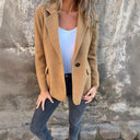 Chic Women's Striped Blazer in Timeless Design