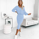 Stylish Women's Mini Dress and Sweater Set