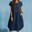 Chic Summer Dress with Pocket Detail