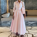 Flowing Skirt Women's Dress in Chic Style