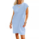 Chic Textured Loose Summer Dress for Women
