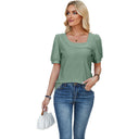 Chic Puff Sleeve Blouse for Women