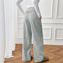 Chic Women's Long Pants with Elastic Waistband